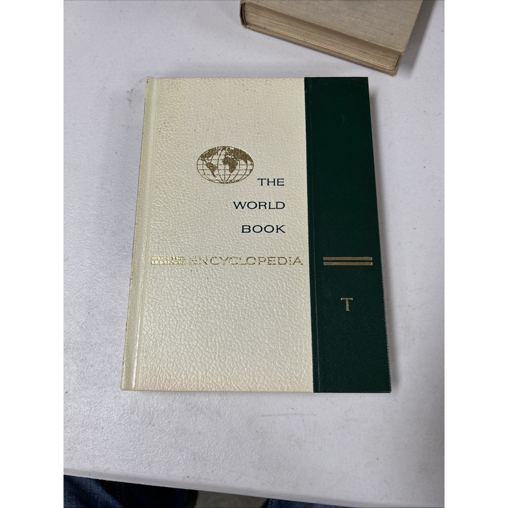 The World Book Encyclopedia Volume T 1960s Hardcover VTG